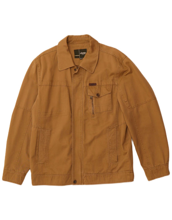 Jachetă bomber pentru bărbați Jeep UK 44 2XL maro