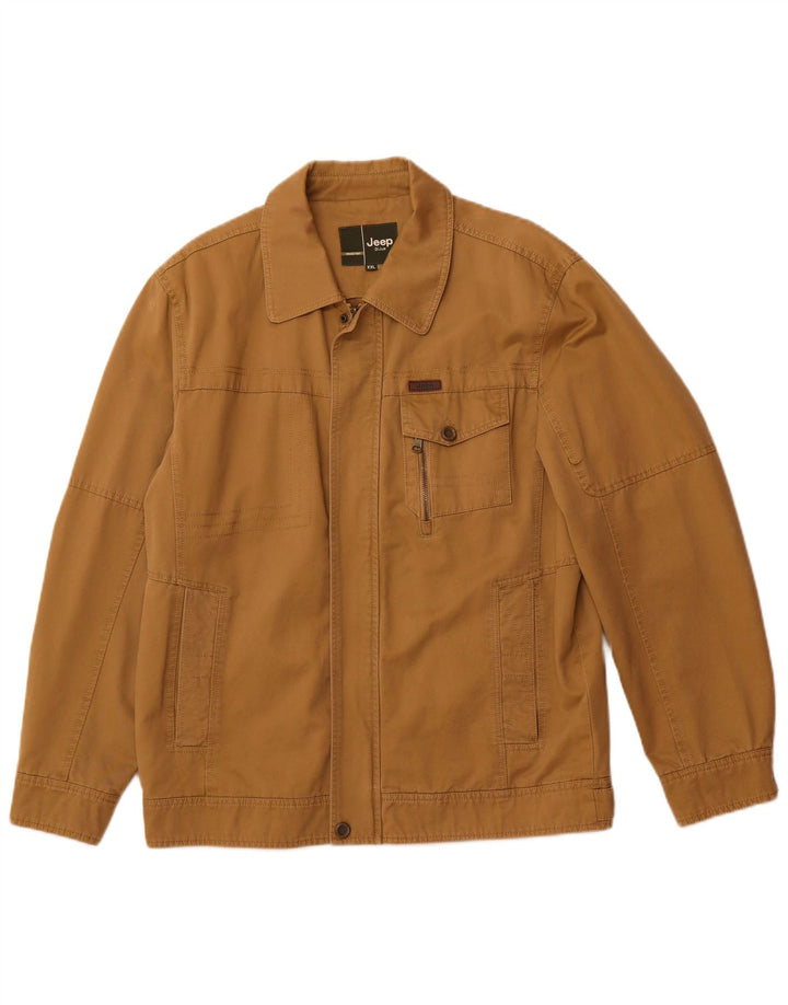 Jachetă bomber pentru bărbați Jeep UK 44 2XL maro