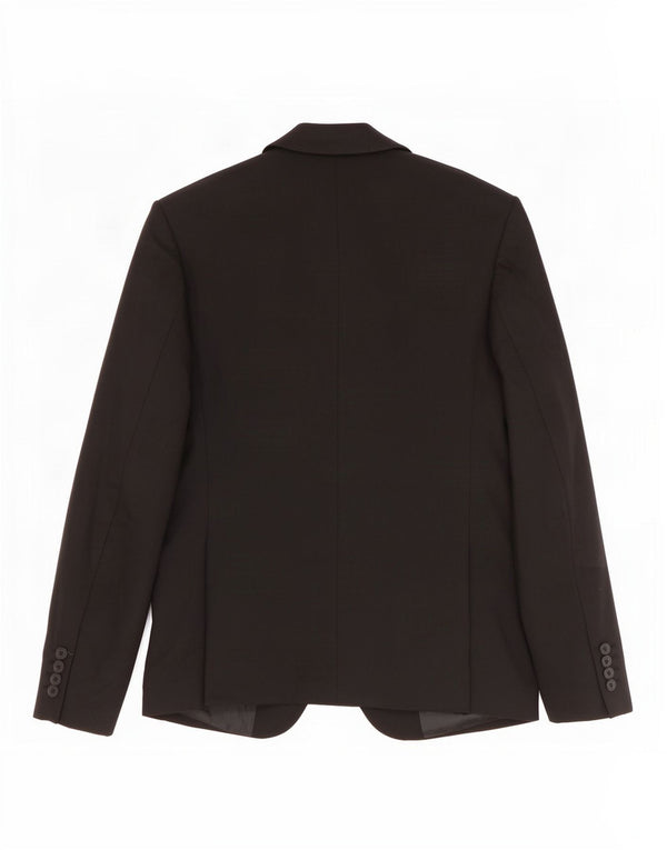 Blazer pentru bărbați Zara cu 2 nasturi EU 48 Poliester mediu negru