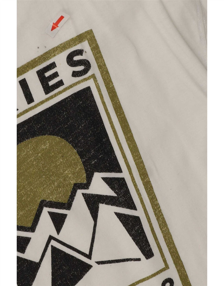 Tricou grafic pentru bărbați Dickies Top mare din bumbac alb
