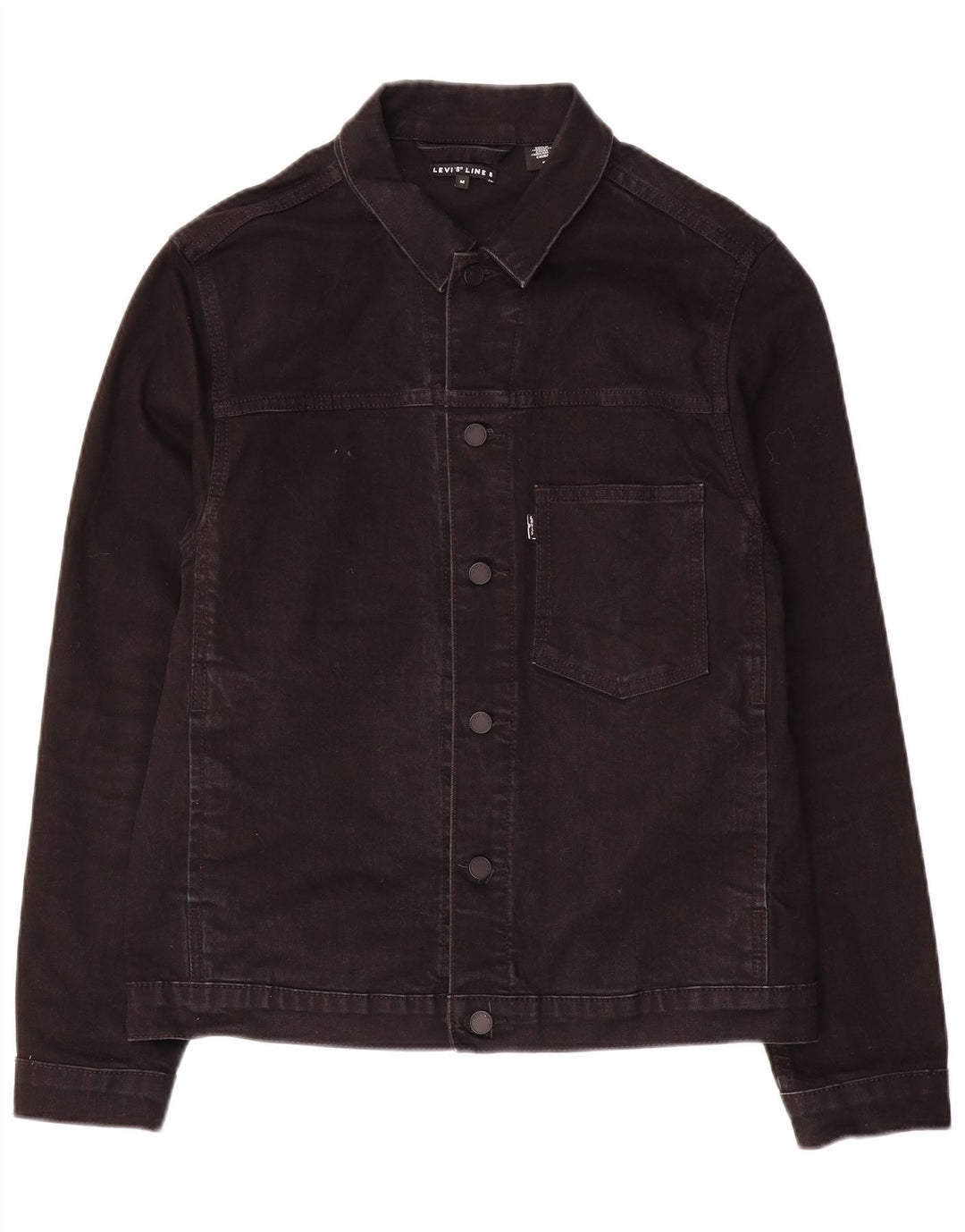 Jachetă de blugi pentru bărbați Levi's Line 8, bumbac negru mediu clasic