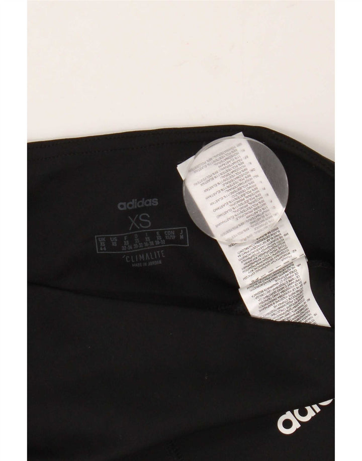 Leggings Climalite Adidas pentru femei UK 4/6 XS poliester negru