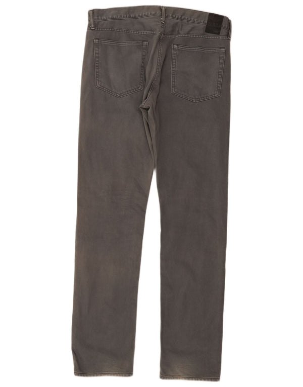 Pantaloni casual drepti pentru bărbați Gap L34 L34 bumbac gri