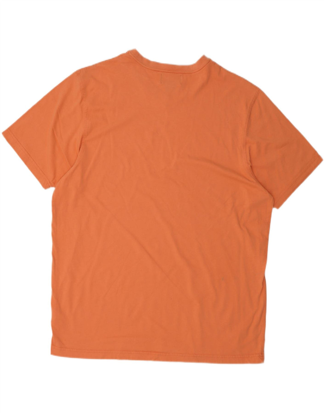 EDDIE BAUER Mens T-Shirt Top XL Orange Cotton Vintage Eddie Bauer and Second-Hand Eddie Bauer from Messina Hembry 