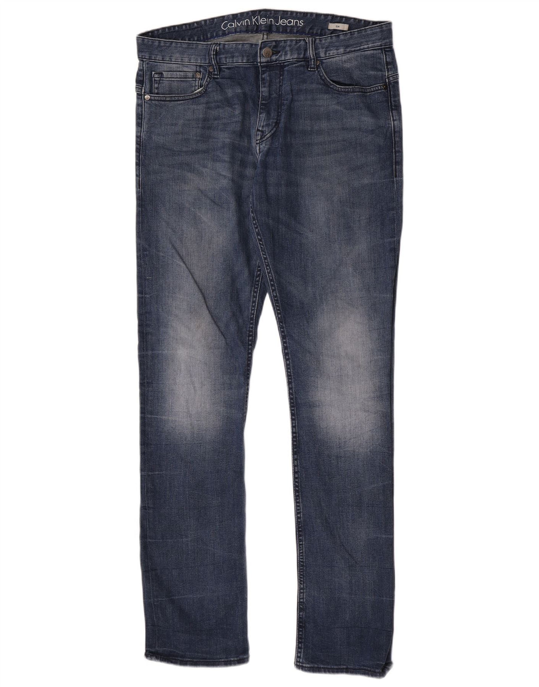 Blugi slim pentru bărbați Calvin Klein W34 L34 Bumbac albastru