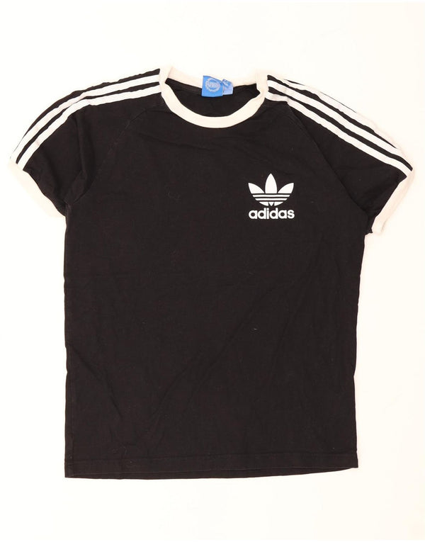 Tricou pentru femei ADIDAS UK 12 Medium Black Colorblock Bumbac