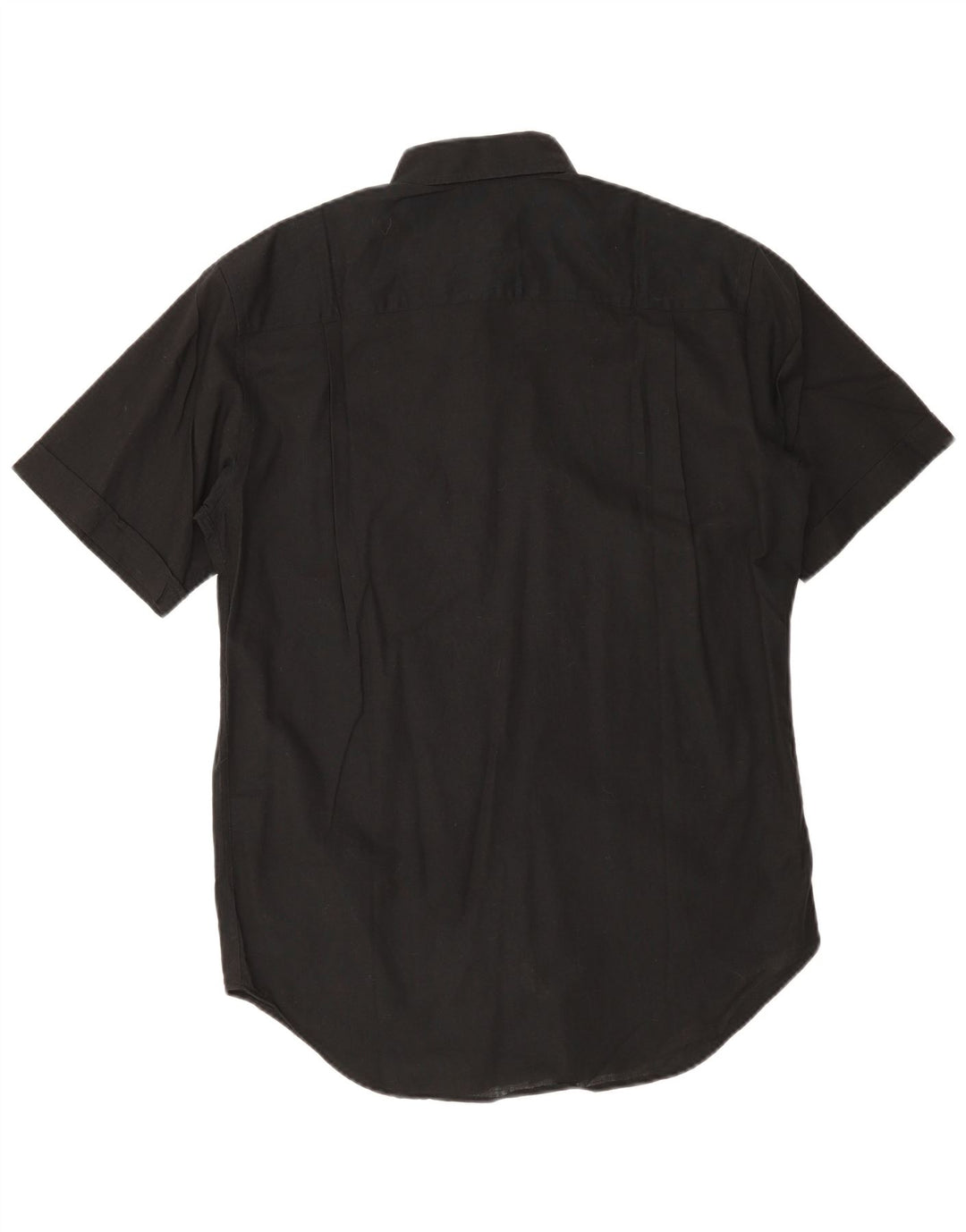 Trussardi Cămașă cu mânecă scurtă pentru bărbați Mărimea 40 151/2 Medium Negru