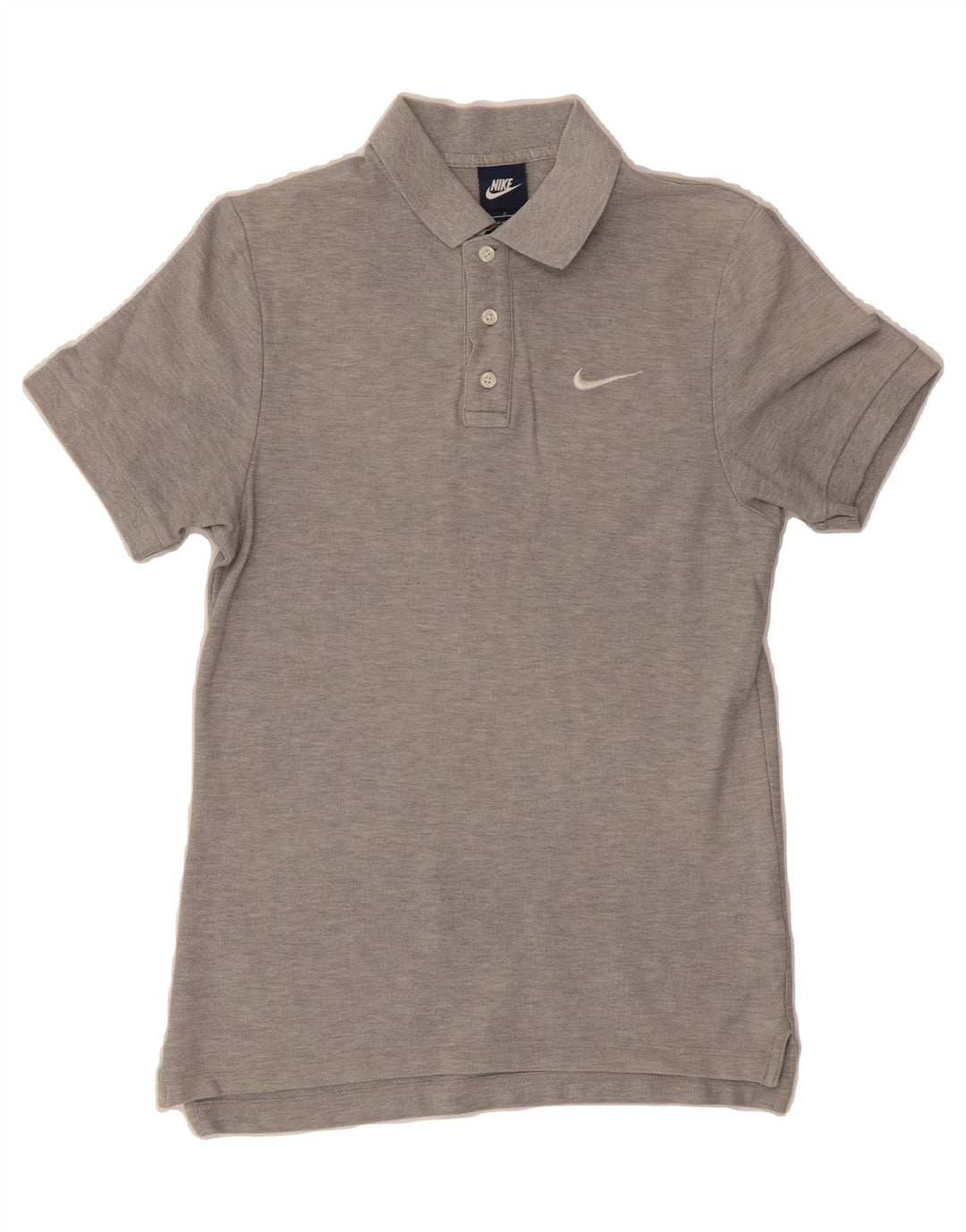 NIKE Mens Polo Shirt Small Grey Cotton Vintage Nike and Second-Hand Nike from Messina Hembry 