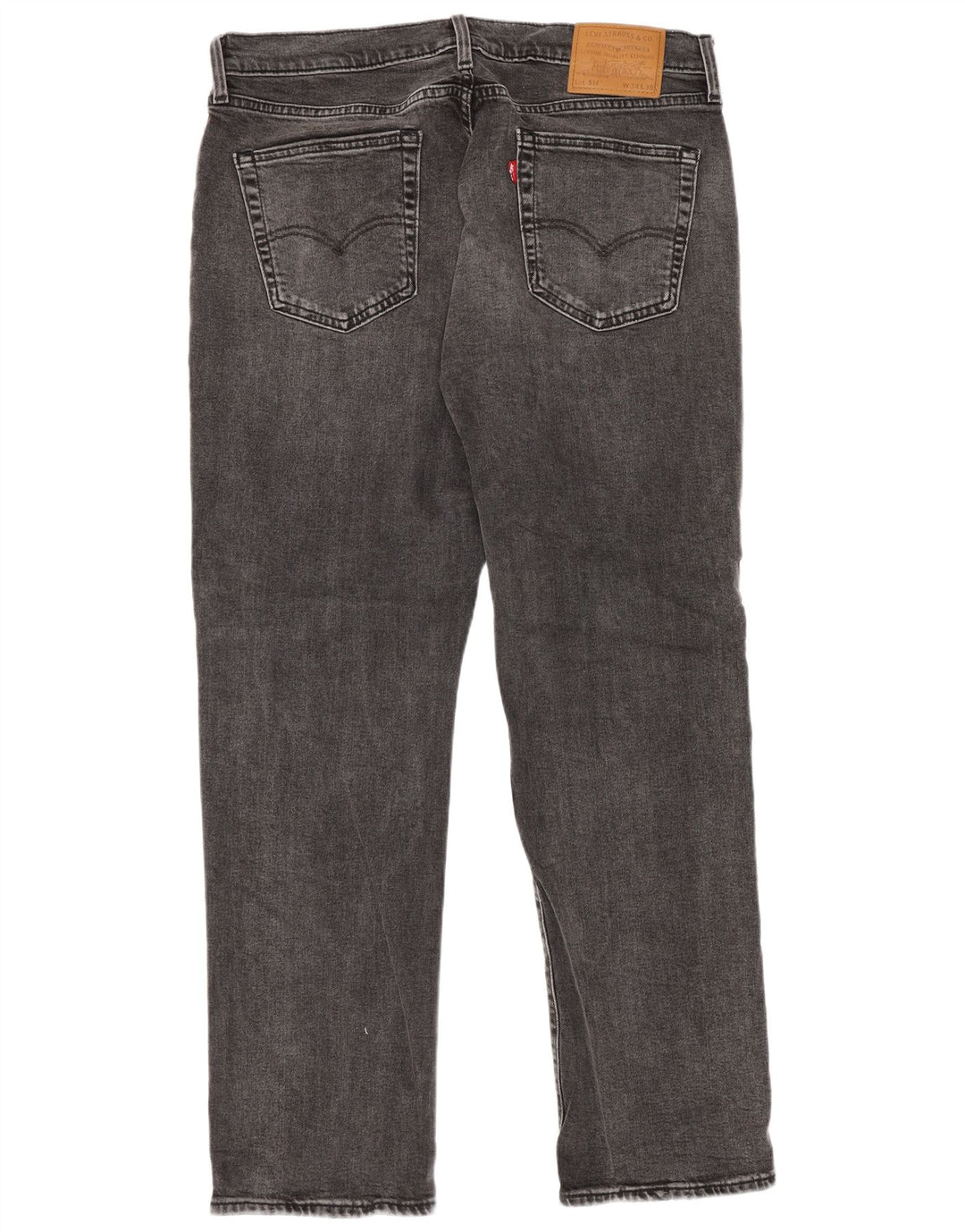Blugi drepti pentru bărbați Levi's 514 W34 L30 bumbac gri