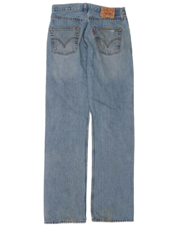Blugi drepti pentru bărbați Levi's 501 W30 L34 Bumbac albastru