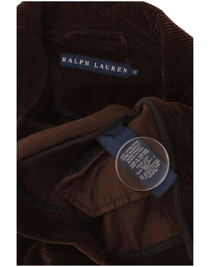 Jachetă pentru femei Ralph Lauren, cu 3 nasturi, US 10, mare, maro