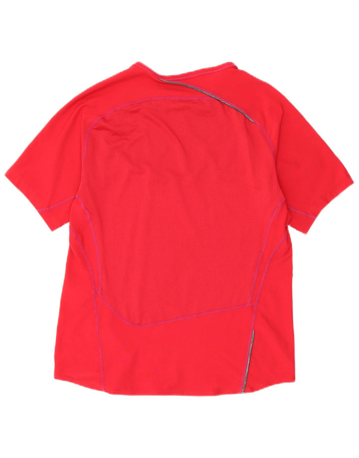 Tricou pentru bărbați Nike Top UK 39/41 Medium Red Colorblock Poliester