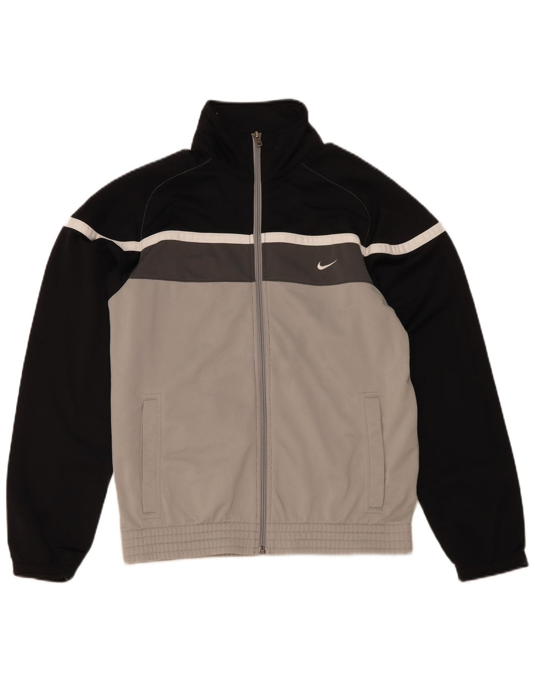 Jachetă de trening Nike pentru bărbați Marea Britanie 36/38, Gri mic, poliester color bloc