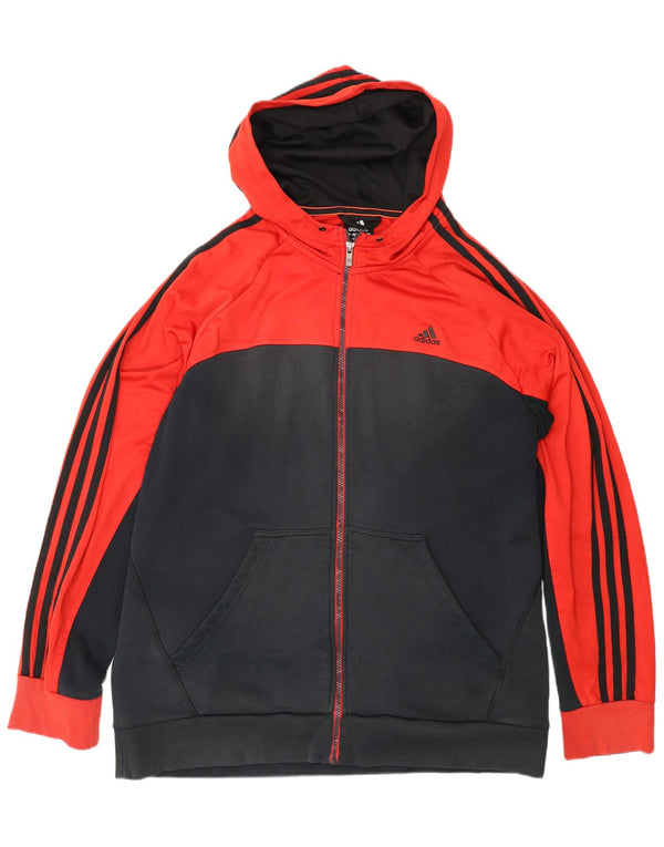 Pulover Adidas pentru bărbați, cu fermoar, XL, bumbac color bloc