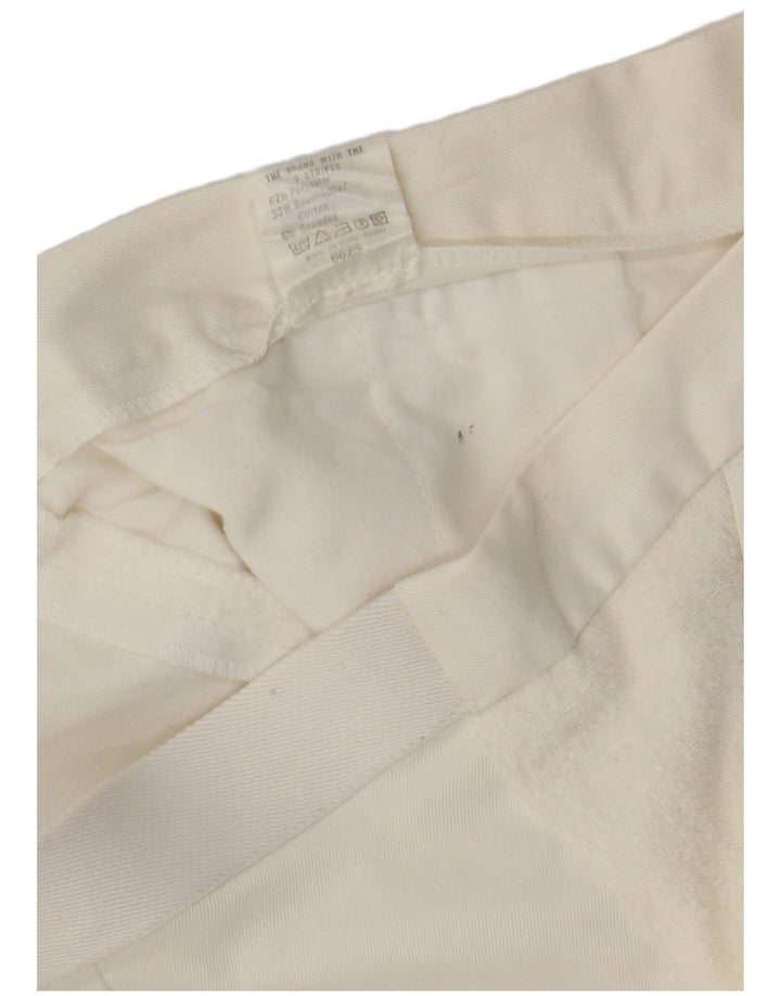 Pantaloni scurți chino pentru femei Adidas W34, mare, alb, poliester