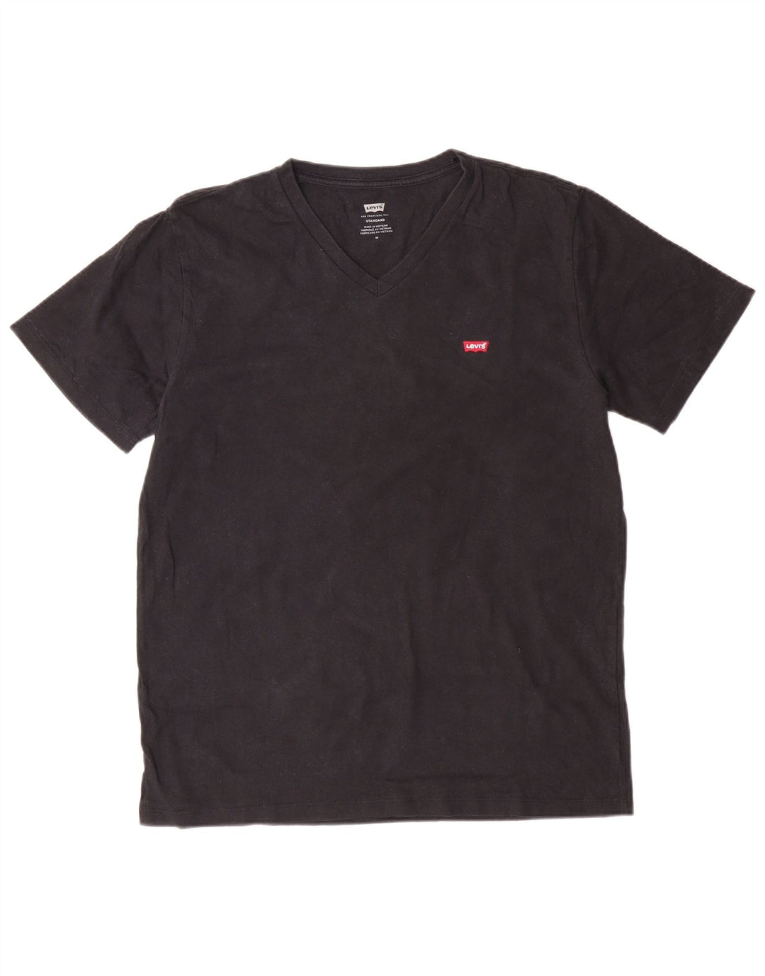 Tricou standard pentru bărbați LEVI'S Top mediu din bumbac negru