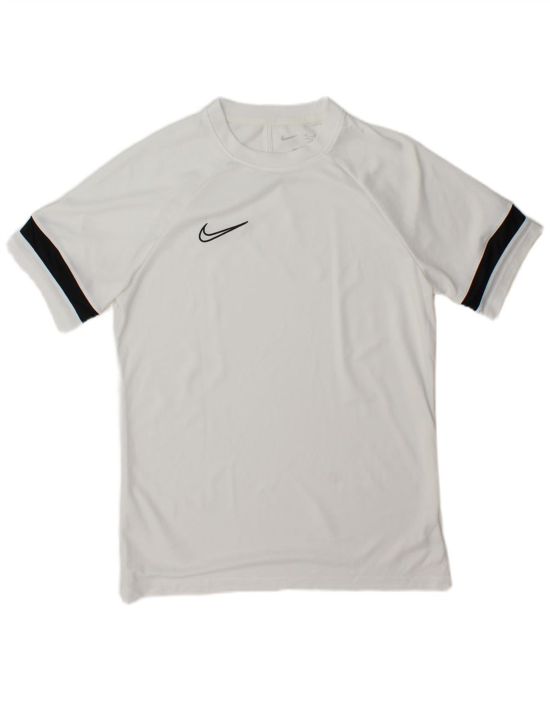 Tricou Nike Dri Fit pentru bărbați Top Mediu Alb Poliester Colorblock