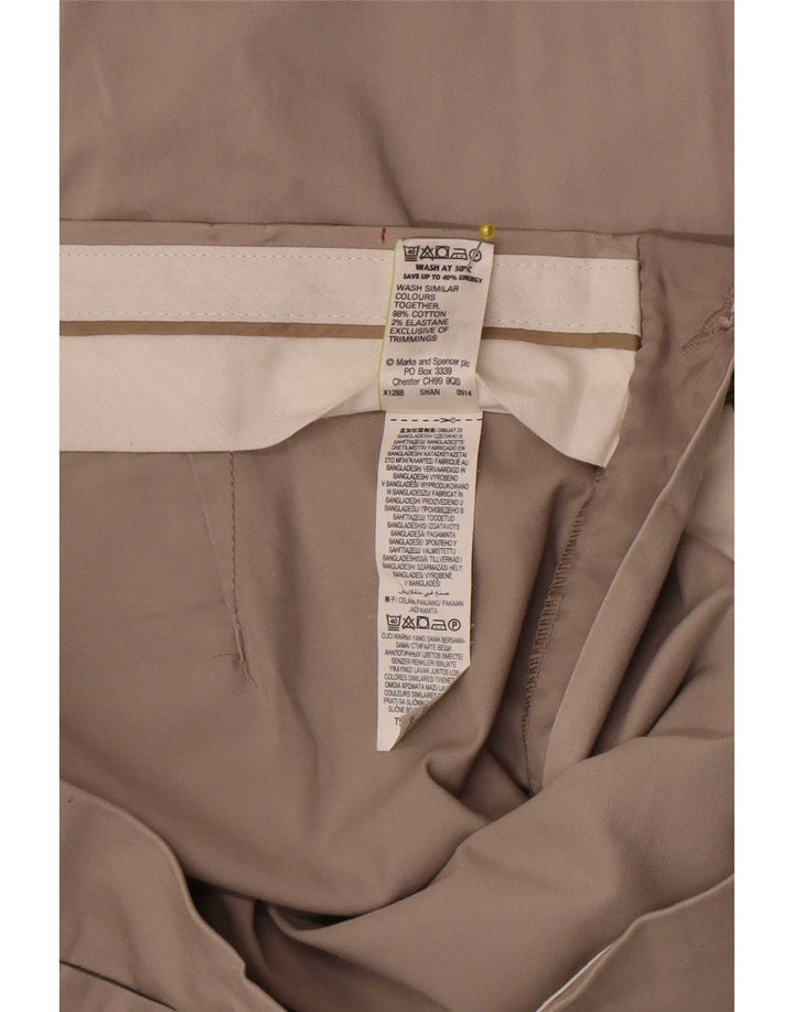 Pantaloni Capri pentru femei Marks & Spencer L30 L20 bumbac bej