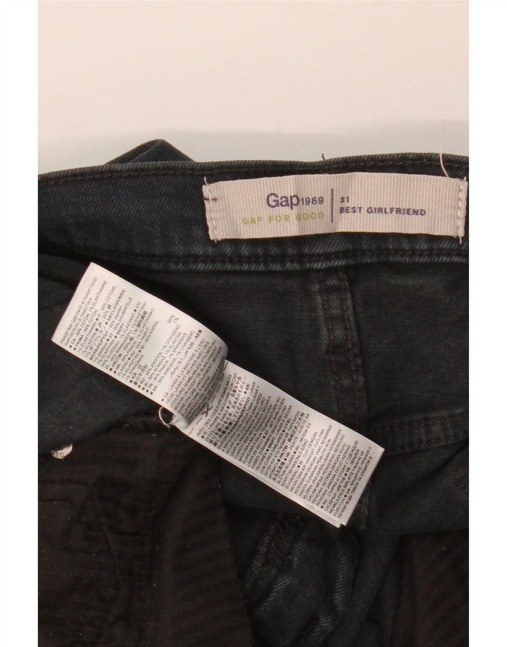 Blugi GAP Girlfriend Slim W31 L27 bumbac negru