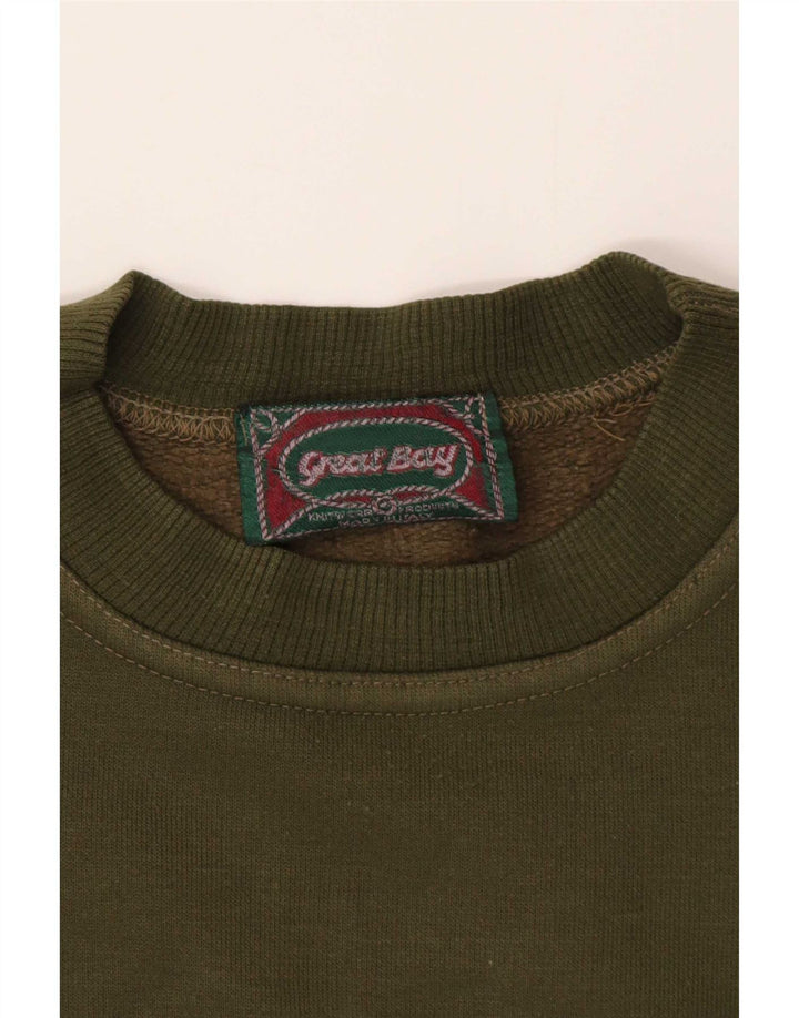 Pulover cu grafic pentru bărbați Great Bay, XL, kaki