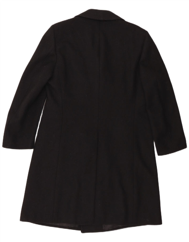 Palton dublu pentru bărbați vintage IT 54 2XL Lână neagră