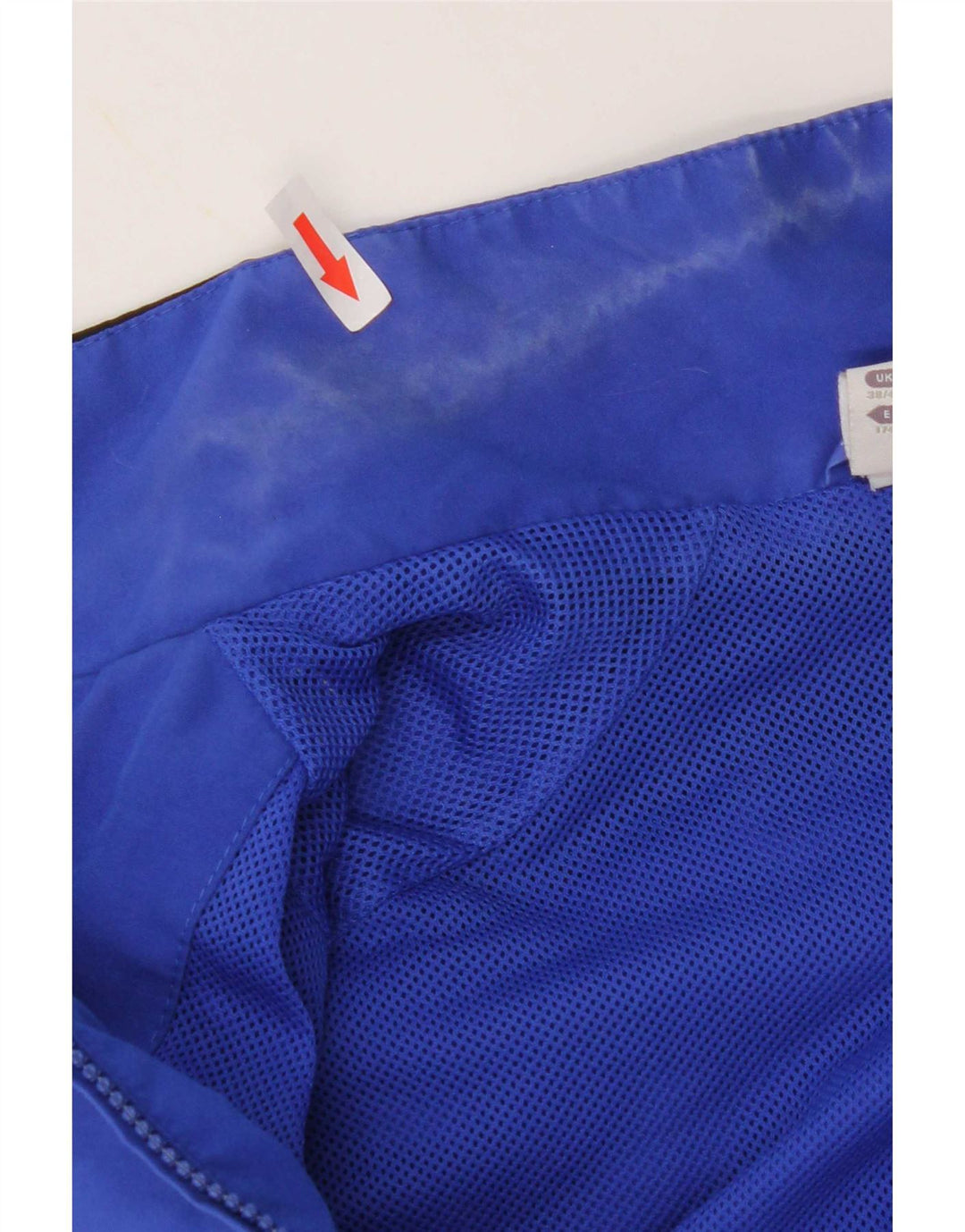 Jachetă de top pentru trening grafic Adidas pentru bărbați Marea Britanie 38/40, albastru mediu, bloc de culoare