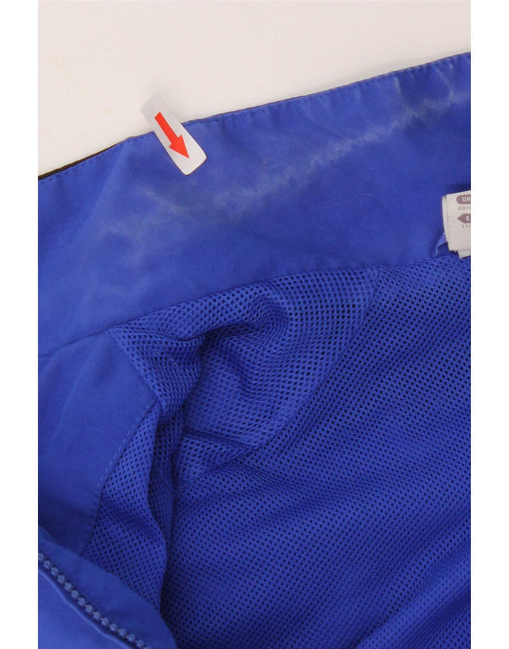 Jachetă de top pentru trening grafic Adidas pentru bărbați Marea Britanie 38/40, albastru mediu, bloc de culoare