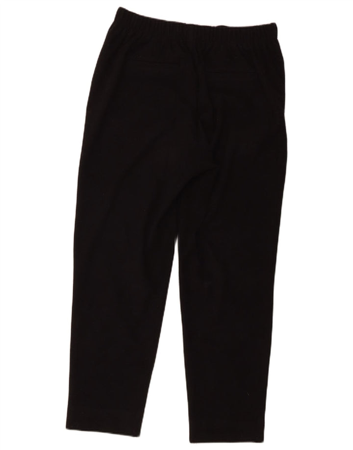 Pantaloni de trening Benetton pentru femei UK 10 Poliester negru mic
