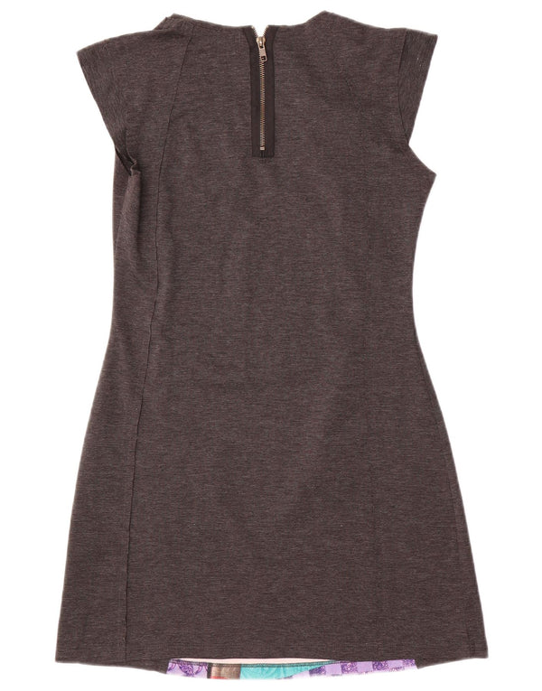 Rochie teacă pentru femei DESIGUAL UK 12, gri mediu, mozaic