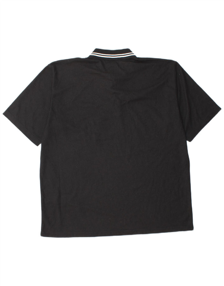 Tricou polo Umbro pentru bărbați 2XL poliester negru