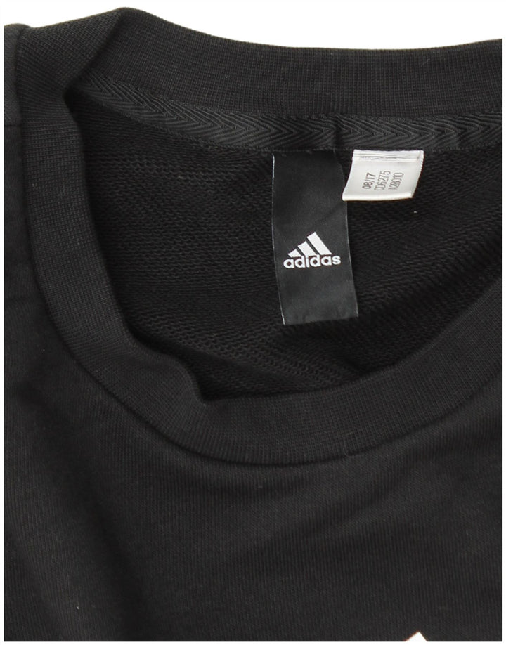 Hanorac grafic pentru bărbați Adidas Jumper mare negru