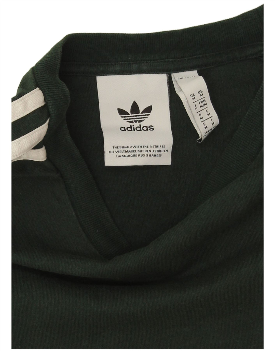 Tricou pentru bărbați Adidas Top, bumbac verde mediu