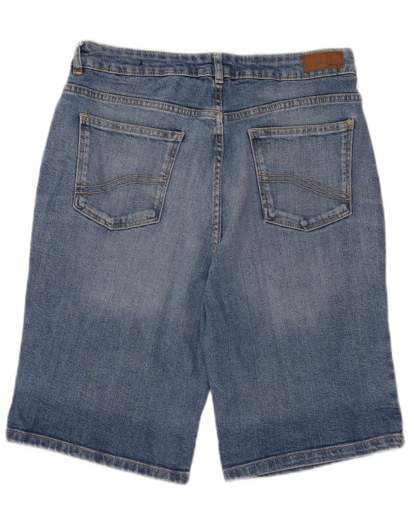 Bermude denim pentru femei Fat Face UK 14 Large W30 Blue Cotton