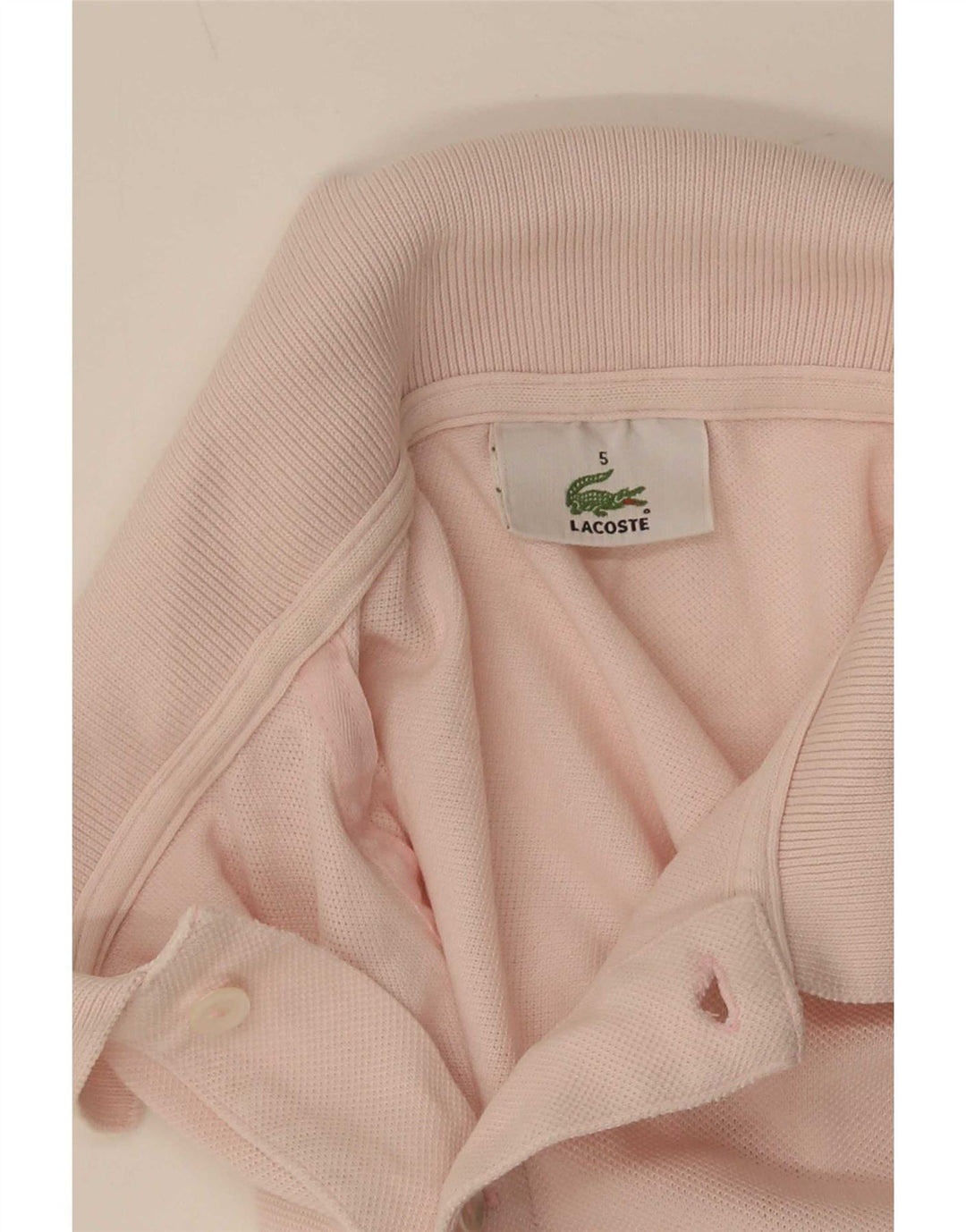 Tricou polo Lacoste pentru bărbați mărimea 5 mare roz