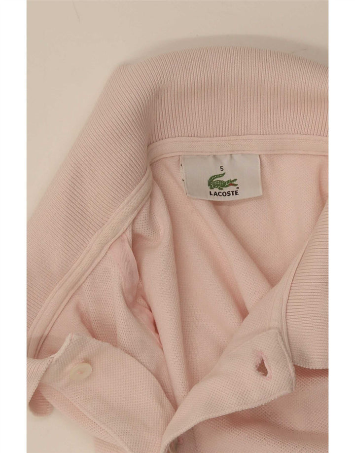 Tricou polo Lacoste pentru bărbați mărimea 5 mare roz