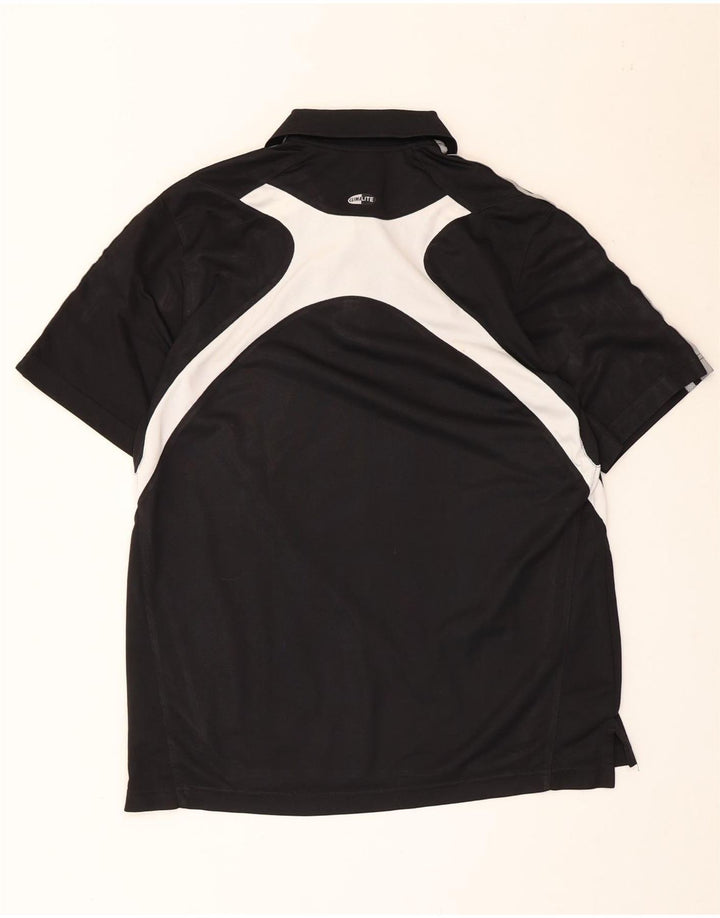 Tricou polo Adidas Clima 365 pentru bărbați, mediu negru, poliester color bloc