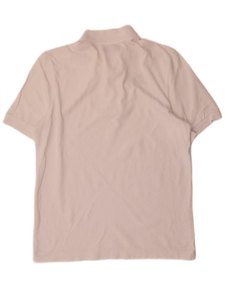 Tricou polo pentru bărbați Kappa, alb mediu