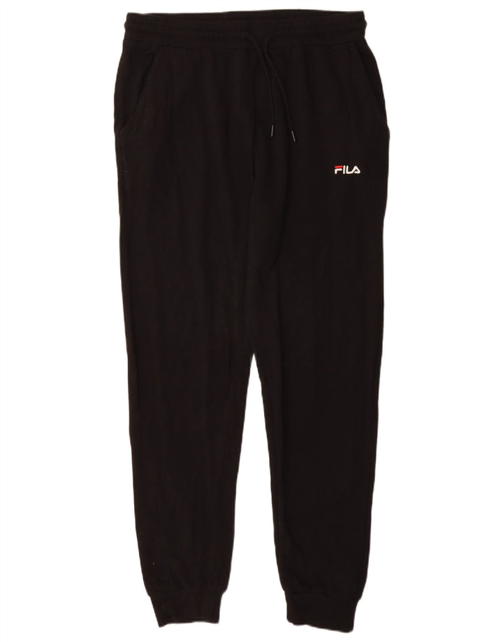 Pantaloni de trening FILA pentru femei Joggeri UK 14, mari, negru, bumbac