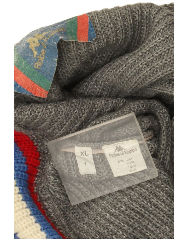 Pulover cardigan pentru bărbați Kappa XL Lână gri