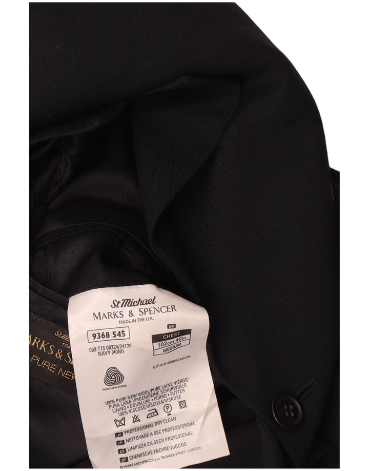 Jachetă pentru bărbați Marks & Spencer St. Michael Blazer UK 40 Medium Bleumarin