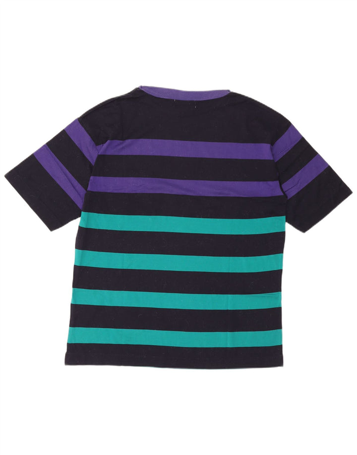 FILA Mens T-Shirt Top IT 48 Medium Multicoloured Striped