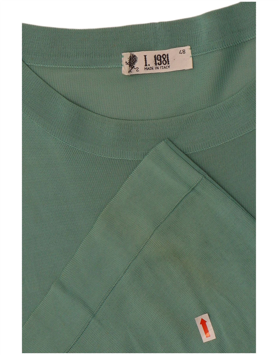 Tricou Vintage pentru bărbați Top IT 48 Medium Green Viscose