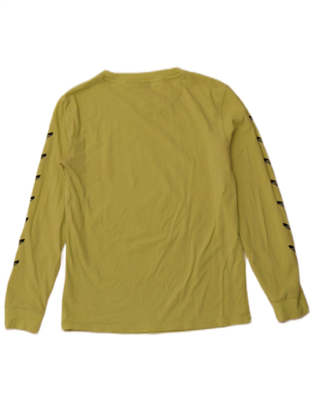 Top grafic ADIDAS pentru femei cu mânecă lungă UK 6 XS bumbac verde