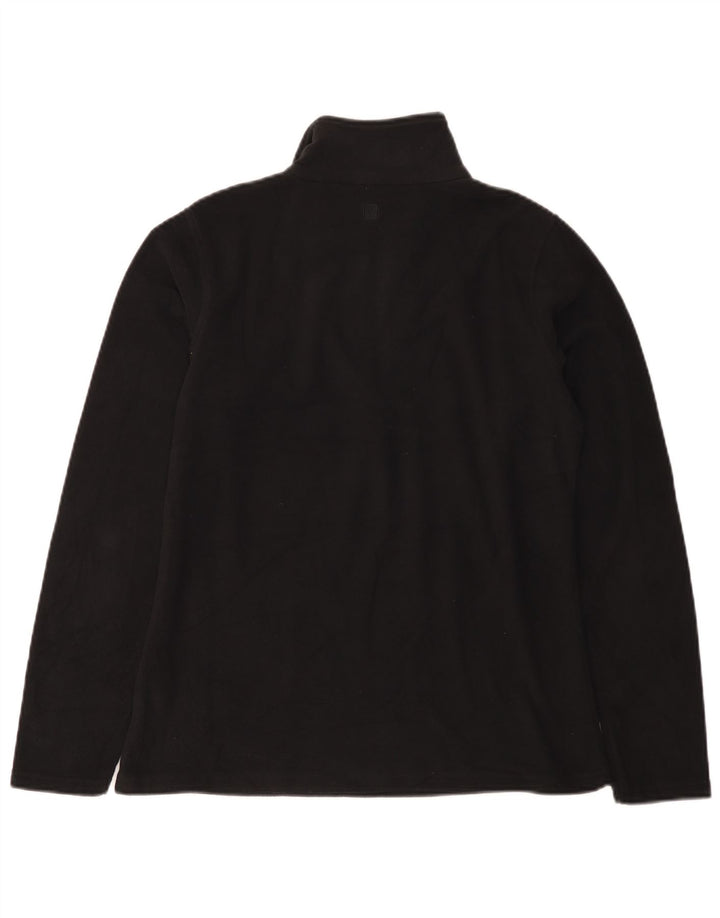 Pulover din lână pentru femei Mountain Warehouse, cu fermoar și gât, UK 14 Medium Negru