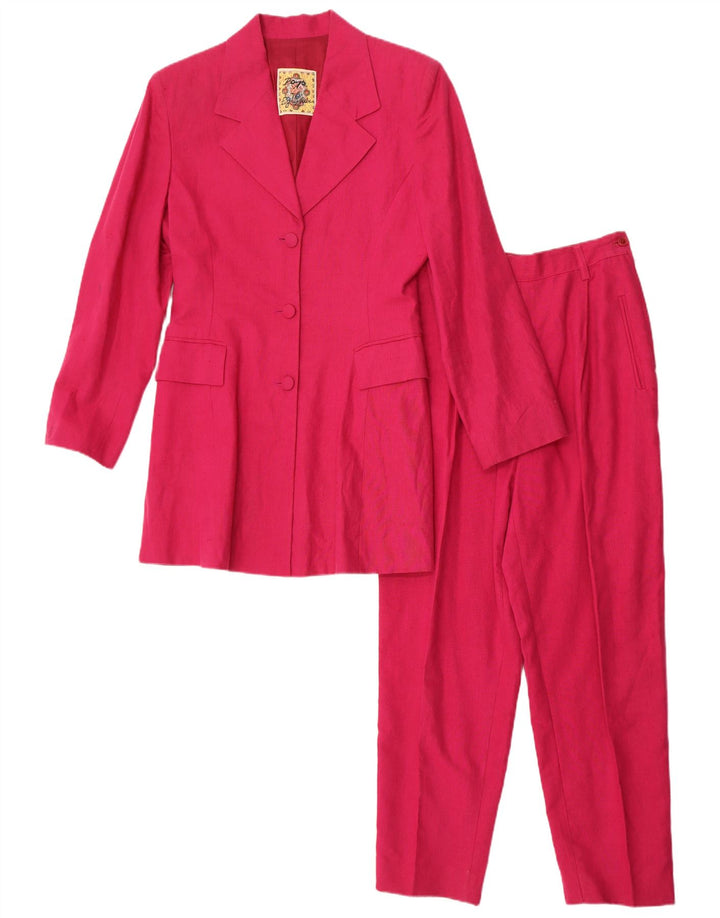 POP 84 Costum pentru femei 3 nasturi 2 piese Mic L24 L26 In roz
