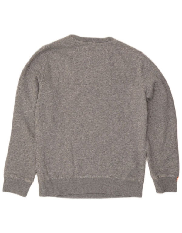 Pulover grafic Superdry pentru bărbați, bumbac mic, gri