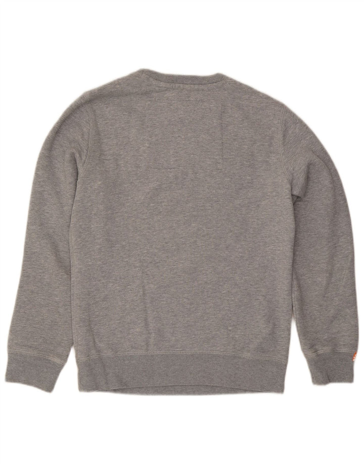 Pulover grafic Superdry pentru bărbați, bumbac mic, gri