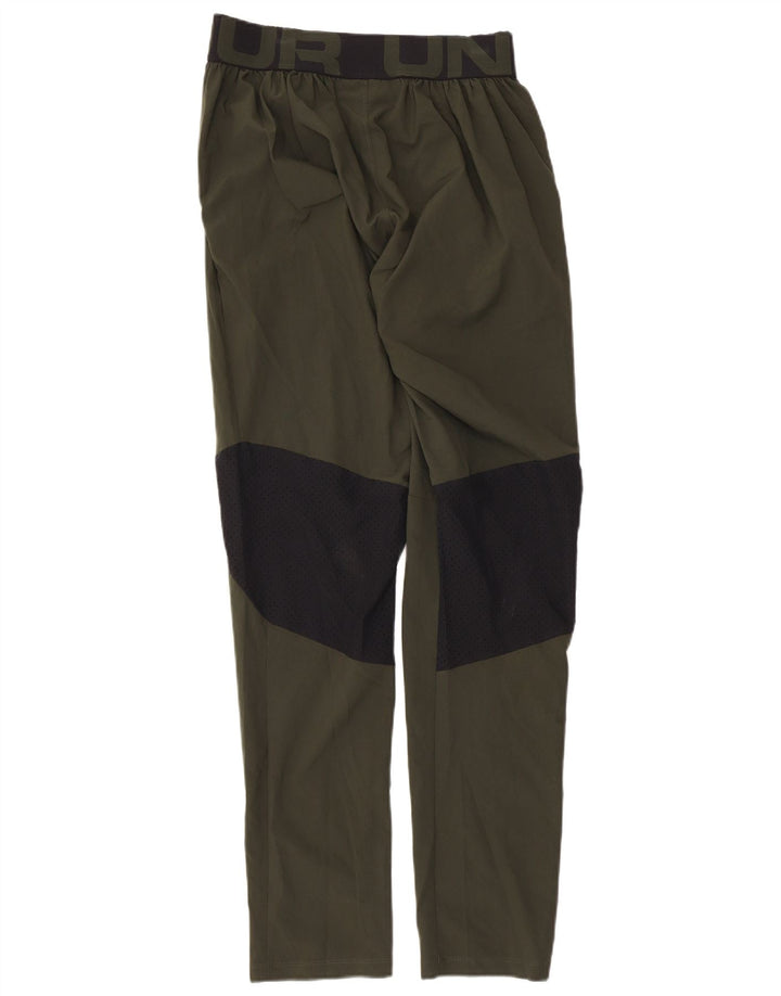 Pantaloni de trening grafic pentru bărbați UNDER ARMOUR Mici Kaki Colorblock