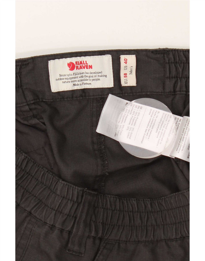 Pantaloni scurti cargo pentru bărbați Fjall Raven W40 XL poliester gri