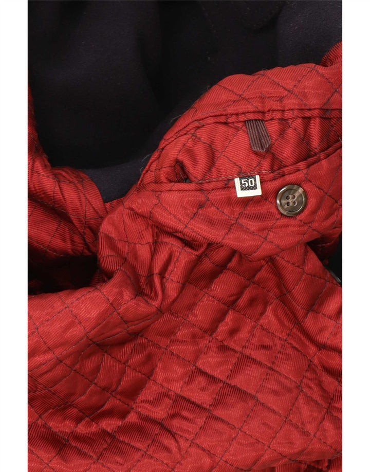 Palton dublu pentru bărbați RED'S IT 50 mare lână bleumarin